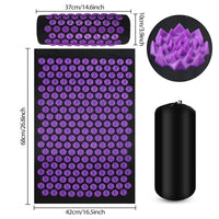Acupressure Massage Mat and Pillow Set for Muscle Pain Relief
