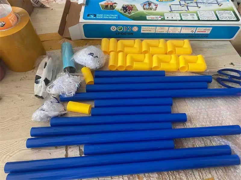 Portable Kids Soccer Goal Set for Indoor and Outdoor Play - 14