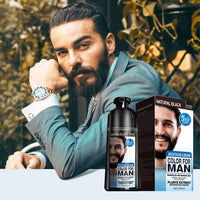 Instant Beard and Hair Dye Shampoo for Men