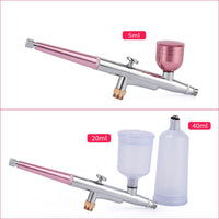 Portable Mini Airbrush Kit for Nail Art and Makeup