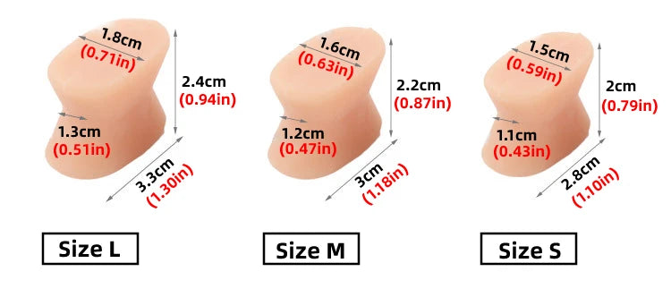 Silicone Gel Toe Separators for Pain Relief and Bunion Correction - 8