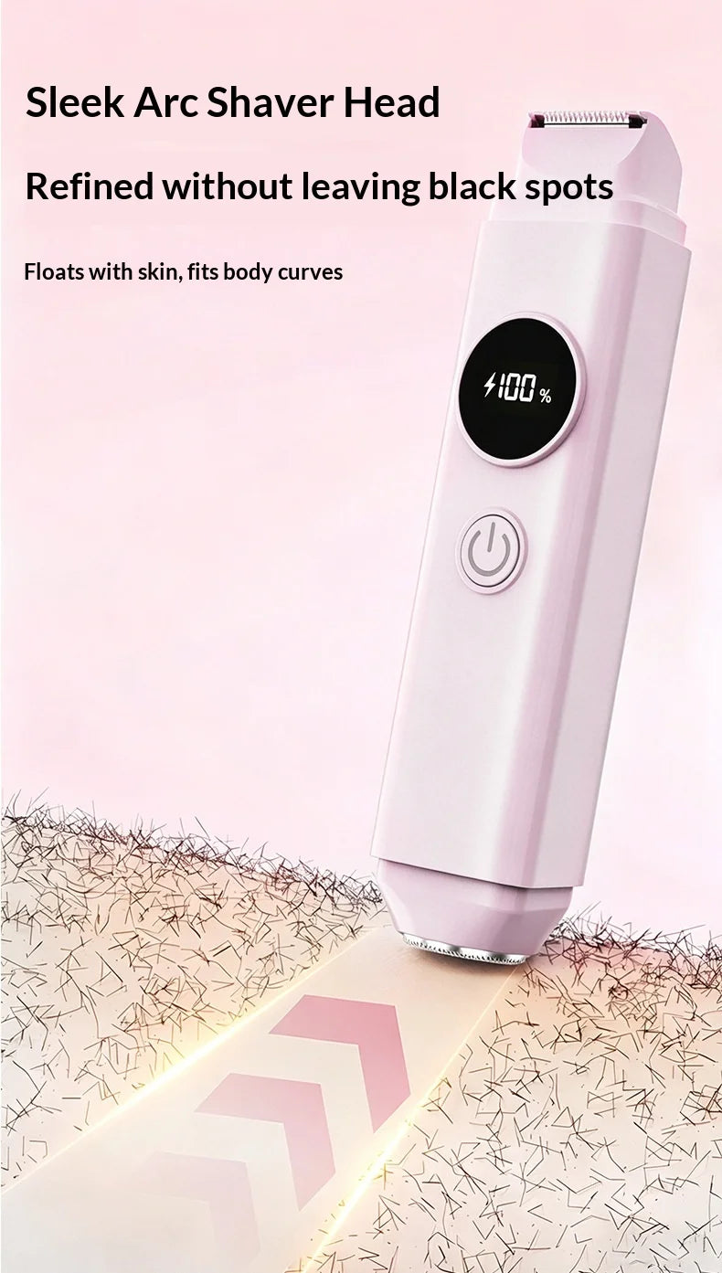 2-in-1 Painless Electric Hair Remover for Face and Body - 15