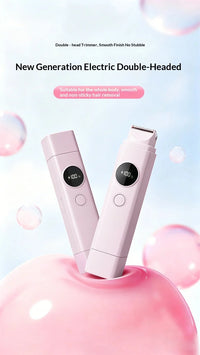 2-in-1 Painless Electric Hair Remover for Face and Body