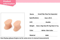 Silicone Gel Toe Separators for Pain Relief and Bunion Correction