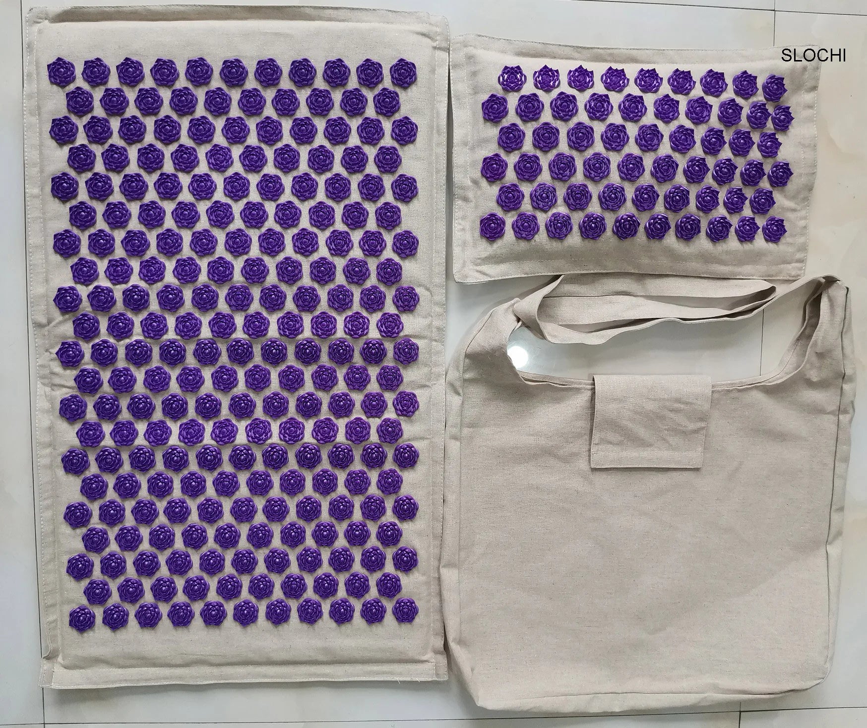 Acupressure Massage Mat and Pillow Set for Muscle Relief - 12