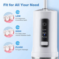 Portable Cordless Water Flosser for Deep Teeth Cleaning