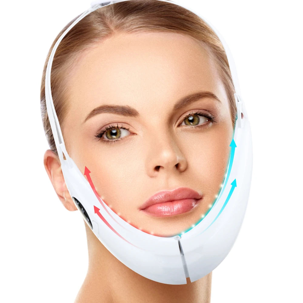 LED Photon Therapy V-Line Face Lifting Massager - 7
