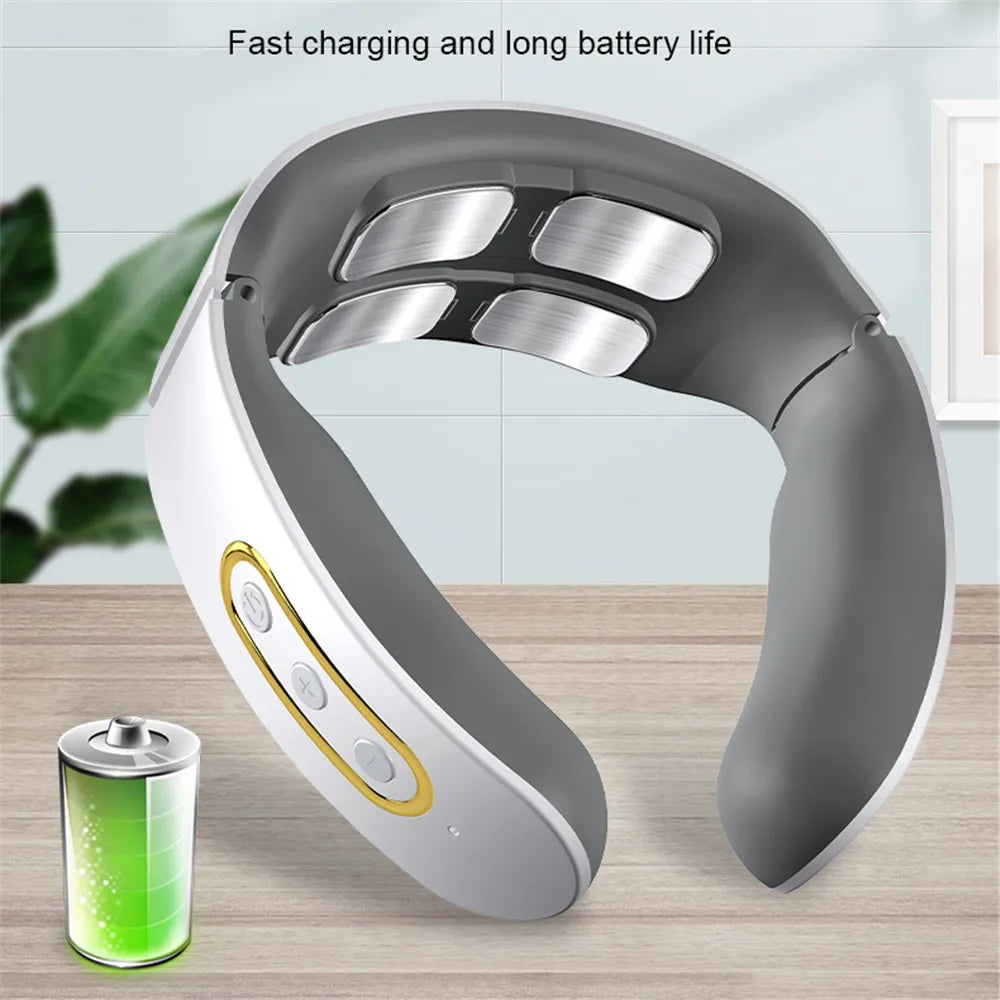 Electric Pulse Neck and Shoulder Massager for Pain Relief - 8