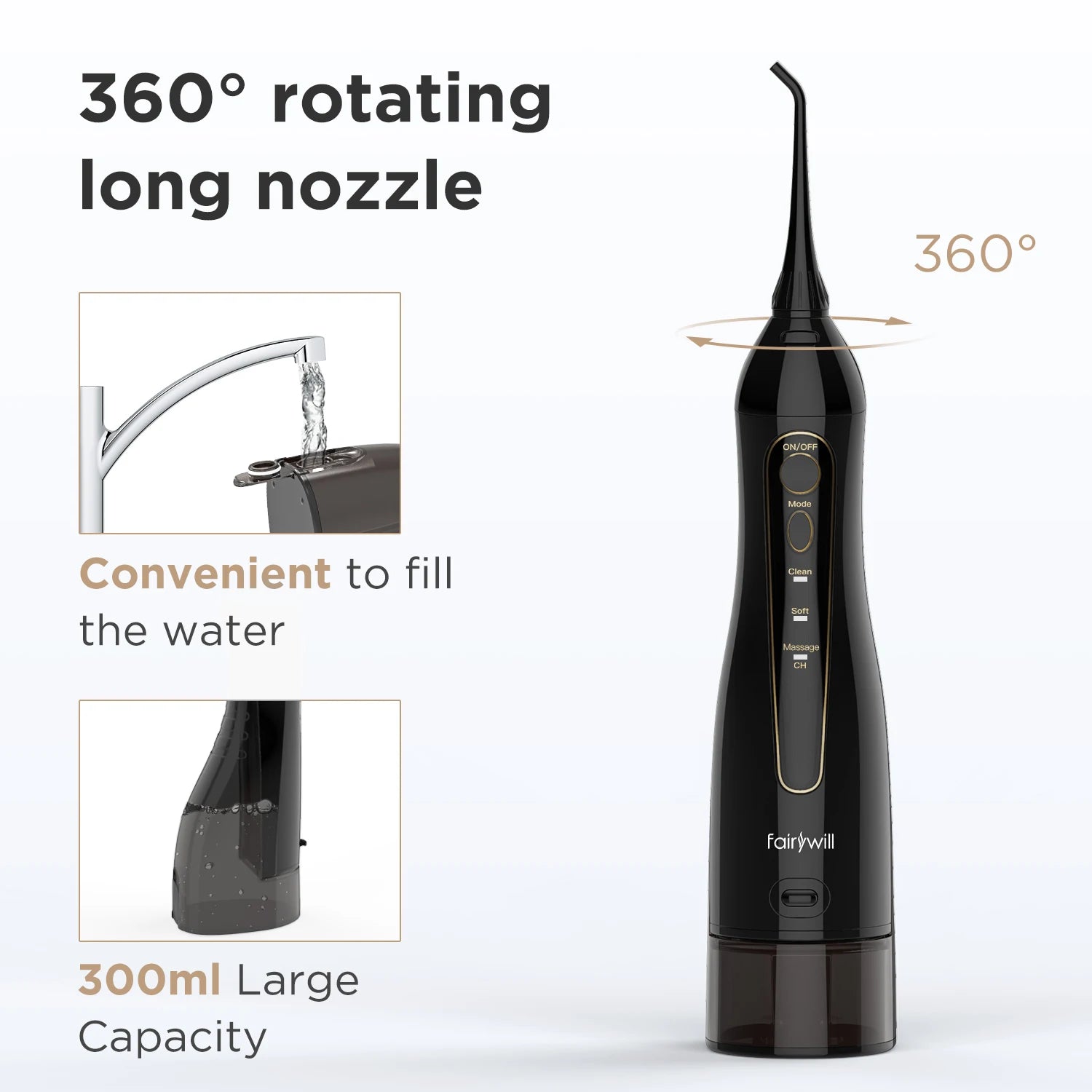 Portable Cordless Water Flosser for Deep Teeth Cleaning - 2