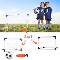 Portable Kids Soccer Goal Set for Indoor and Outdoor Play