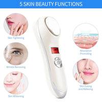 Hot & Cold Facial Vibration Massager for Skin Tightening