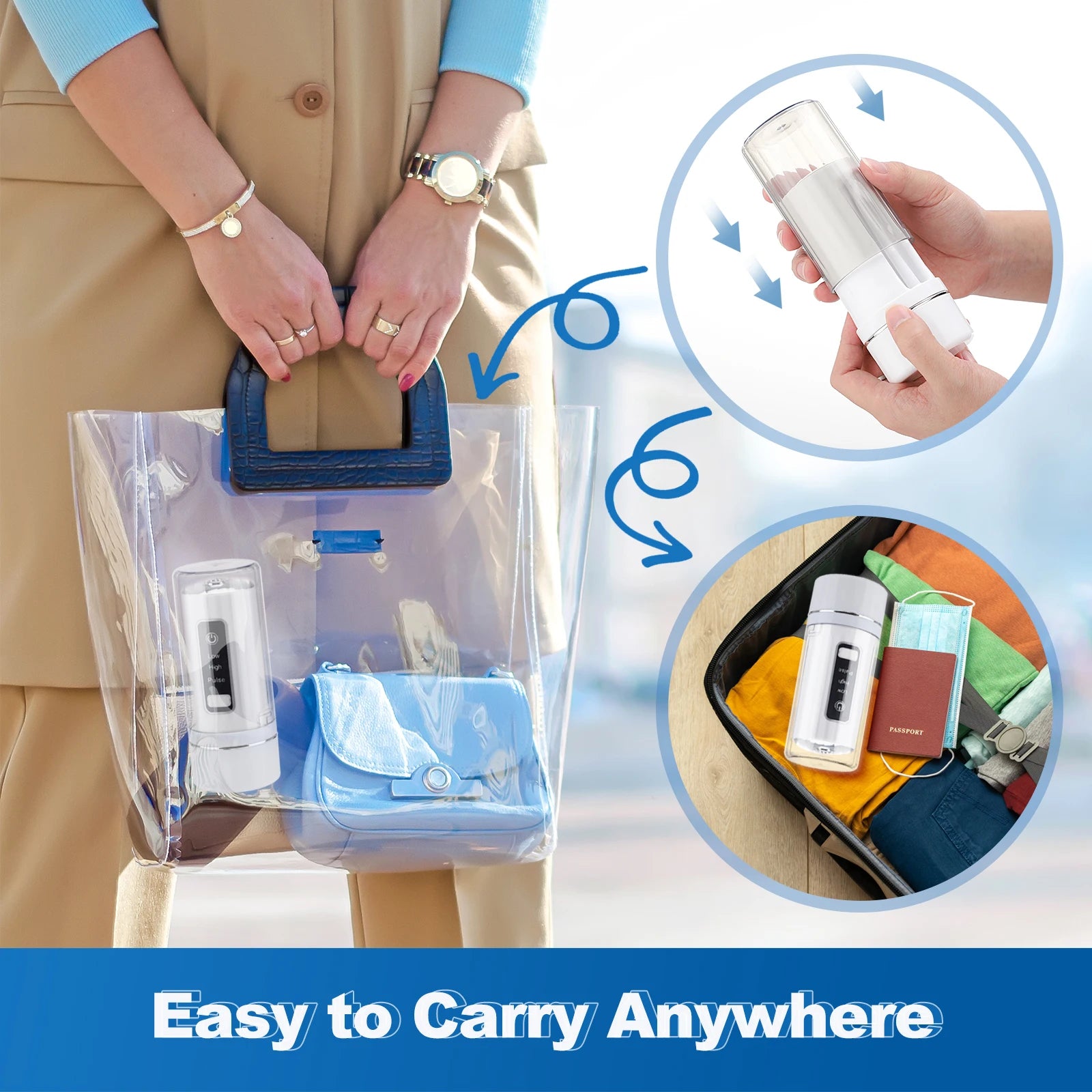 Portable Cordless Water Flosser for Deep Teeth Cleaning - 5