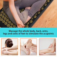 Acupressure Massage Mat and Pillow Set for Muscle Pain Relief