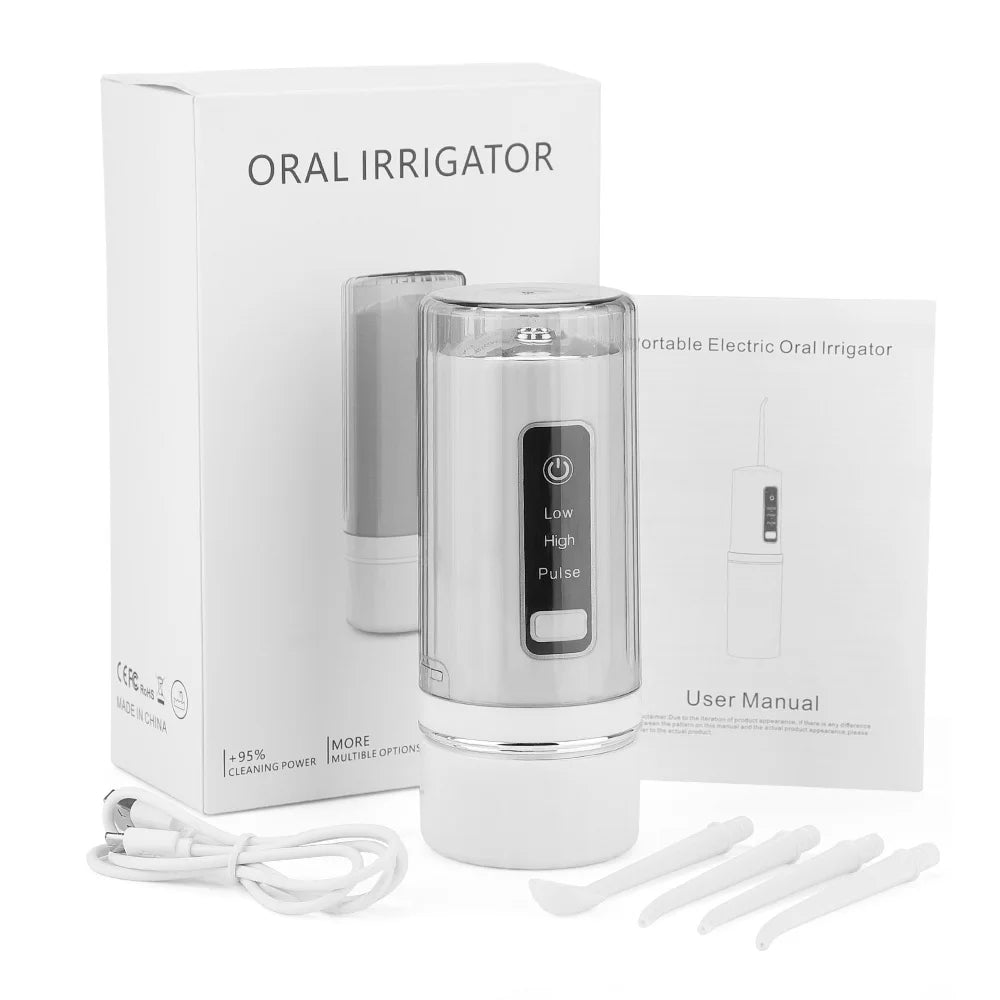 Portable Cordless Water Flosser for Deep Teeth Cleaning - 33