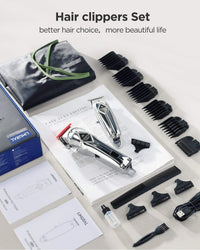Professional Cordless Hair Cutting and Grooming Kit