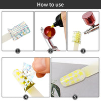 Professional Airbrush Paint Set for Nail Art and Crafts