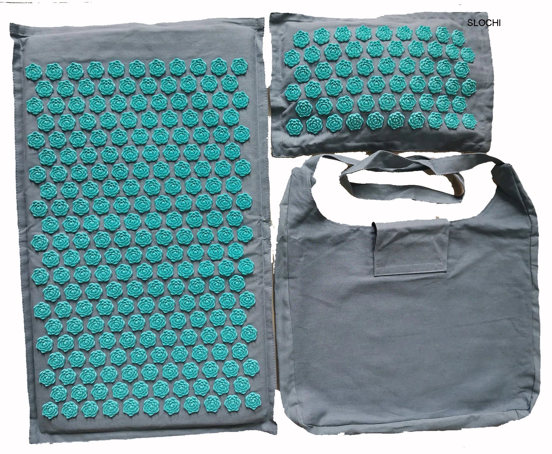 Acupressure Massage Mat and Pillow Set for Muscle Relief - 16