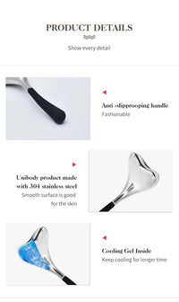 Stainless Steel Cooling Facial Cryo Sticks for Skin Tightening