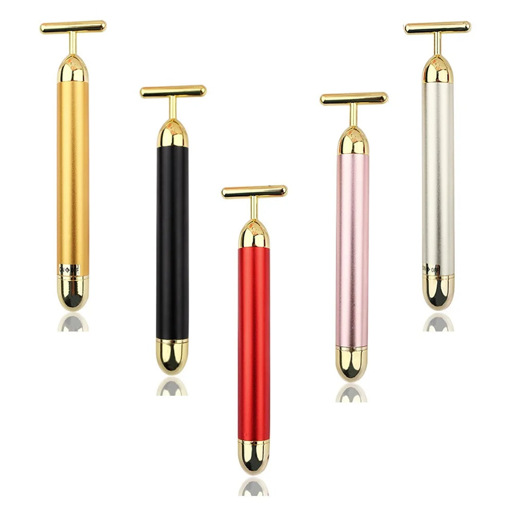 24k Gold Vibrating Facial Slimming and Firming Beauty Bar - 13