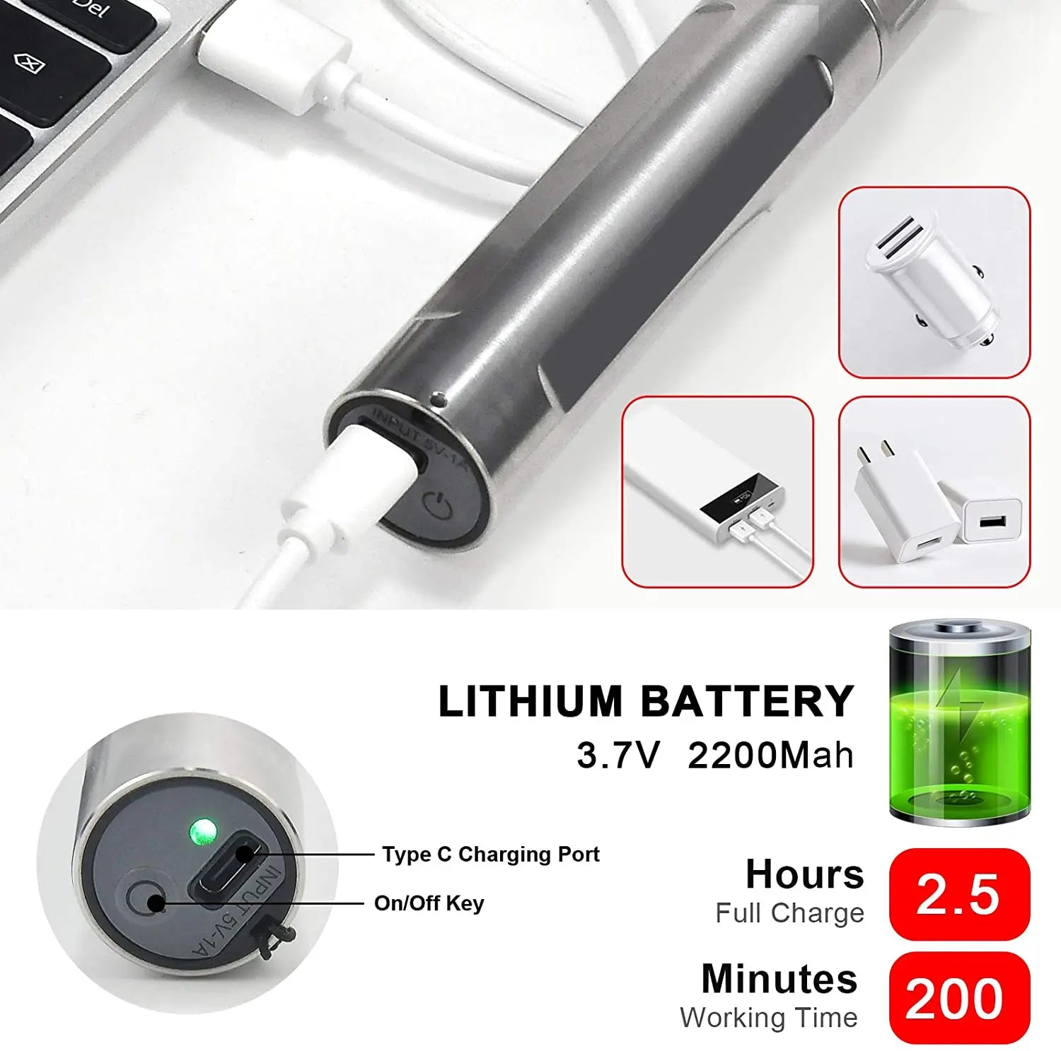 Portable Red Light Therapy Device for Pain Relief and Skin Care - 2