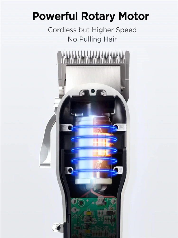 Professional Cordless Hair Cutting and Grooming Kit - 4