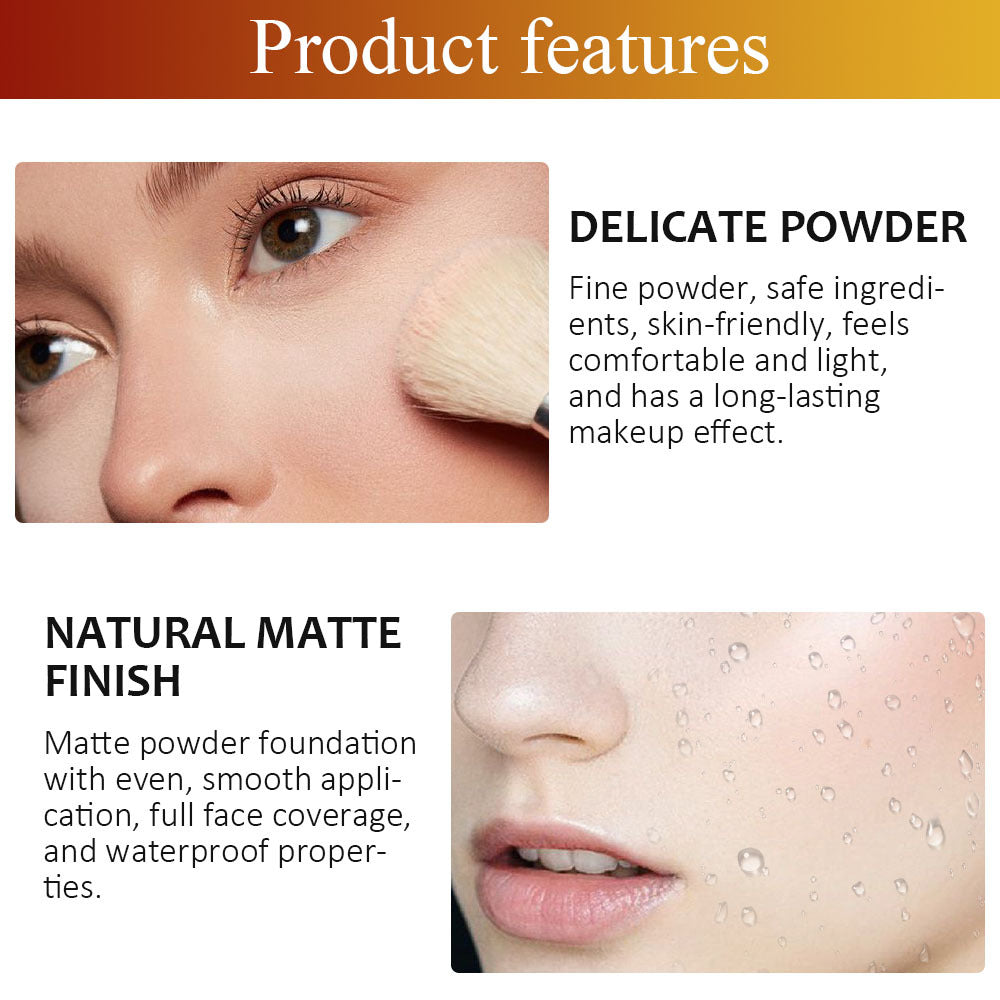 Waterproof Matte Pressed Foundation Powder - 23