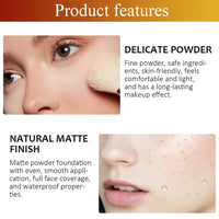 Waterproof Matte Pressed Foundation Powder