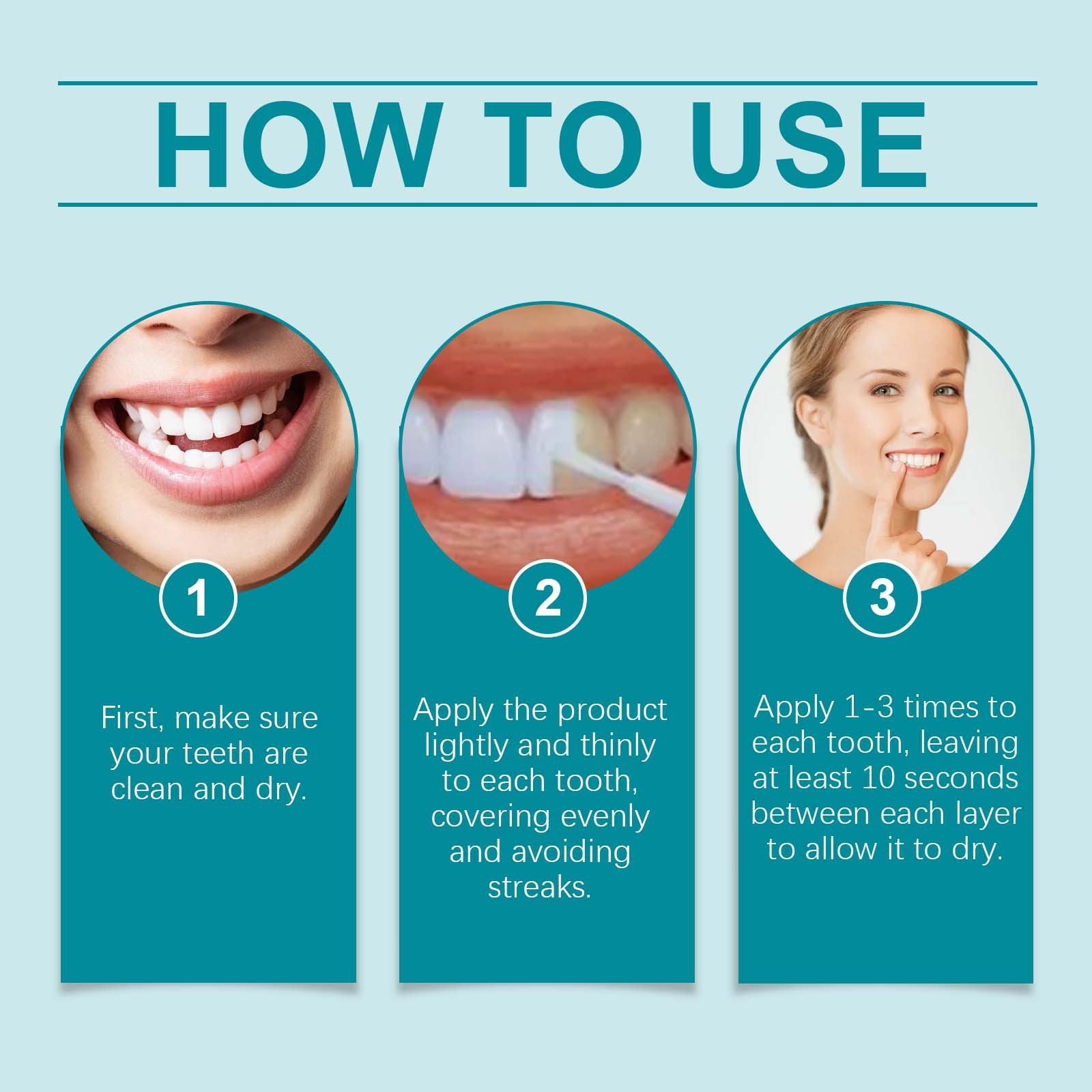 Instant Teeth Whitening Paint for Sensitive Teeth - 10