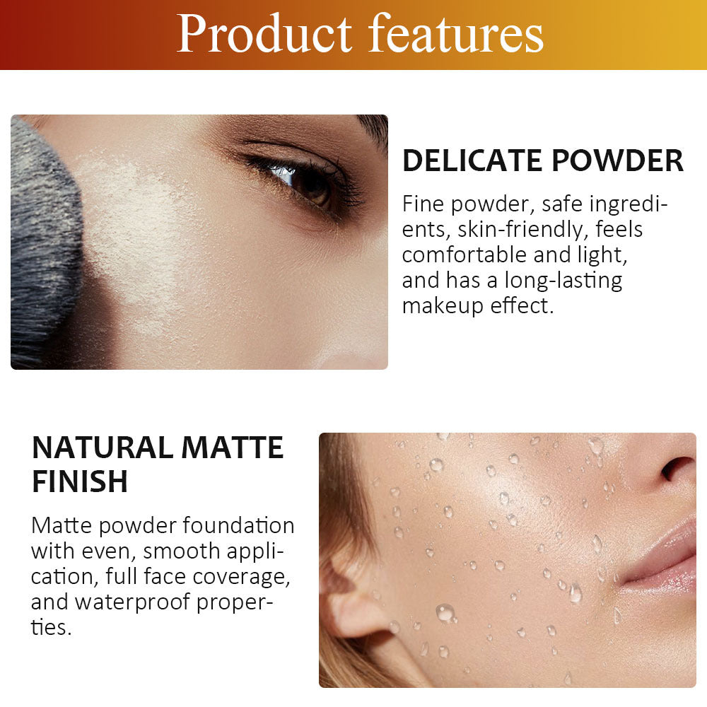 Waterproof Matte Pressed Foundation Powder - 33