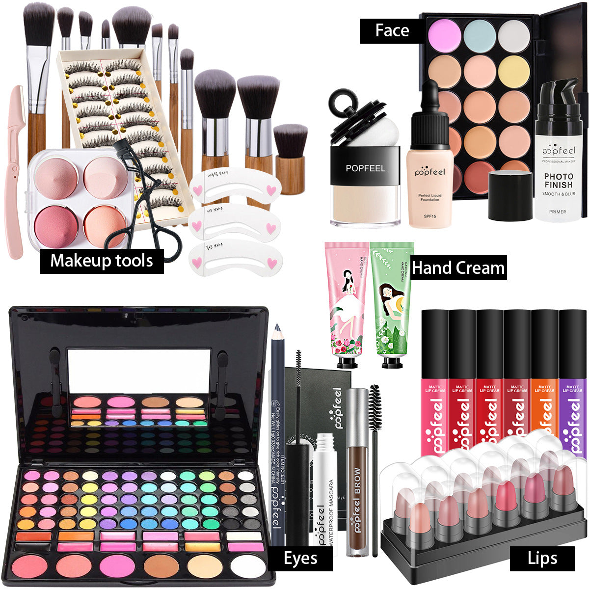 All-in-One Professional Makeup Kit Gift Set - 13