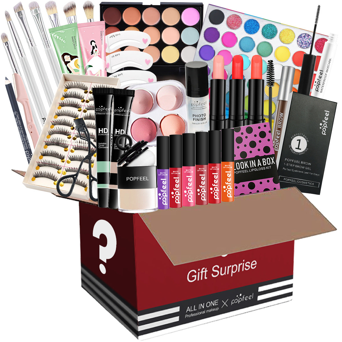 All-in-One Professional Makeup Kit Gift Set - 16