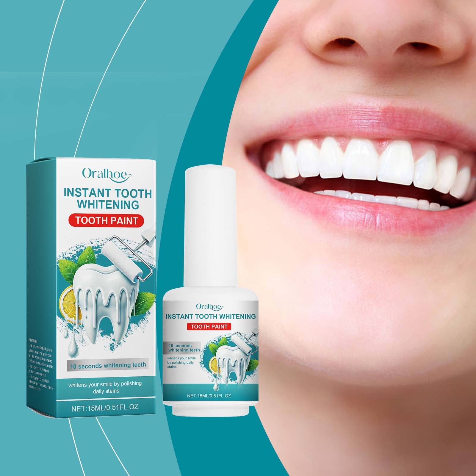 Instant Teeth Whitening Paint for Sensitive Teeth - 9