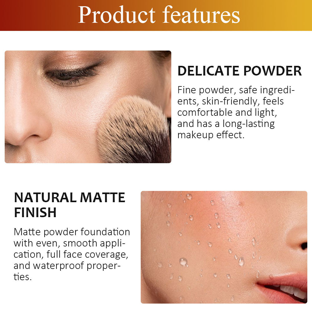 Waterproof Matte Pressed Foundation Powder - 43