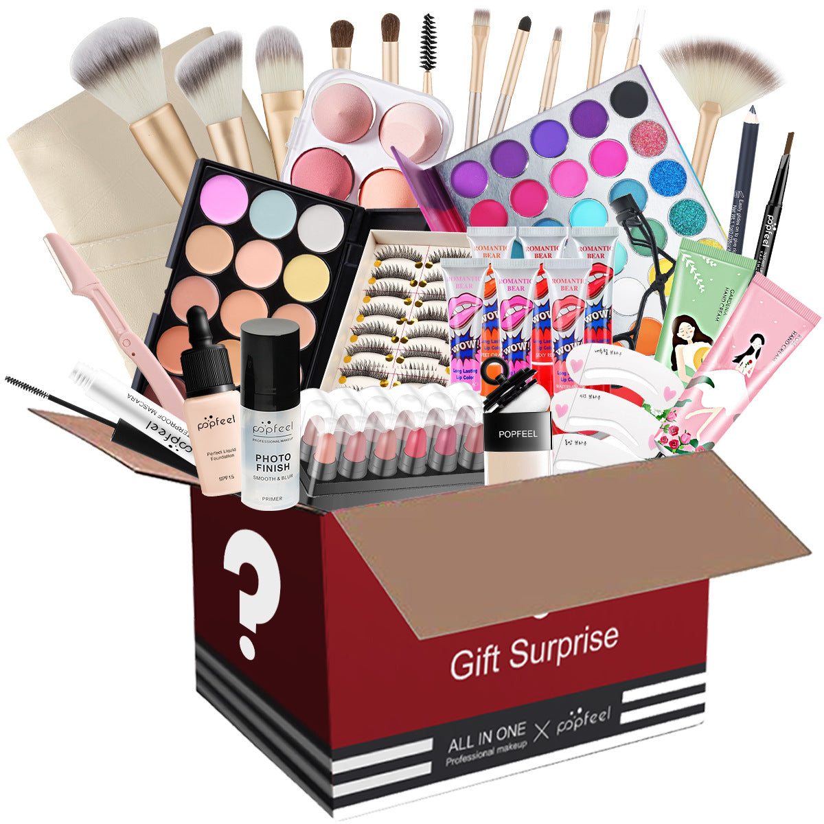 All-in-One Professional Makeup Kit Gift Set - 7