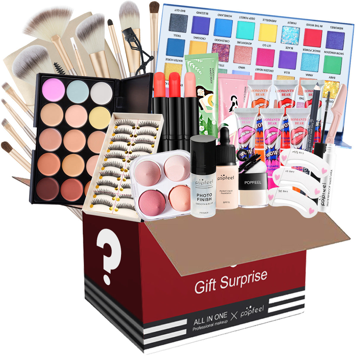 All-in-One Professional Makeup Kit Gift Set - 14