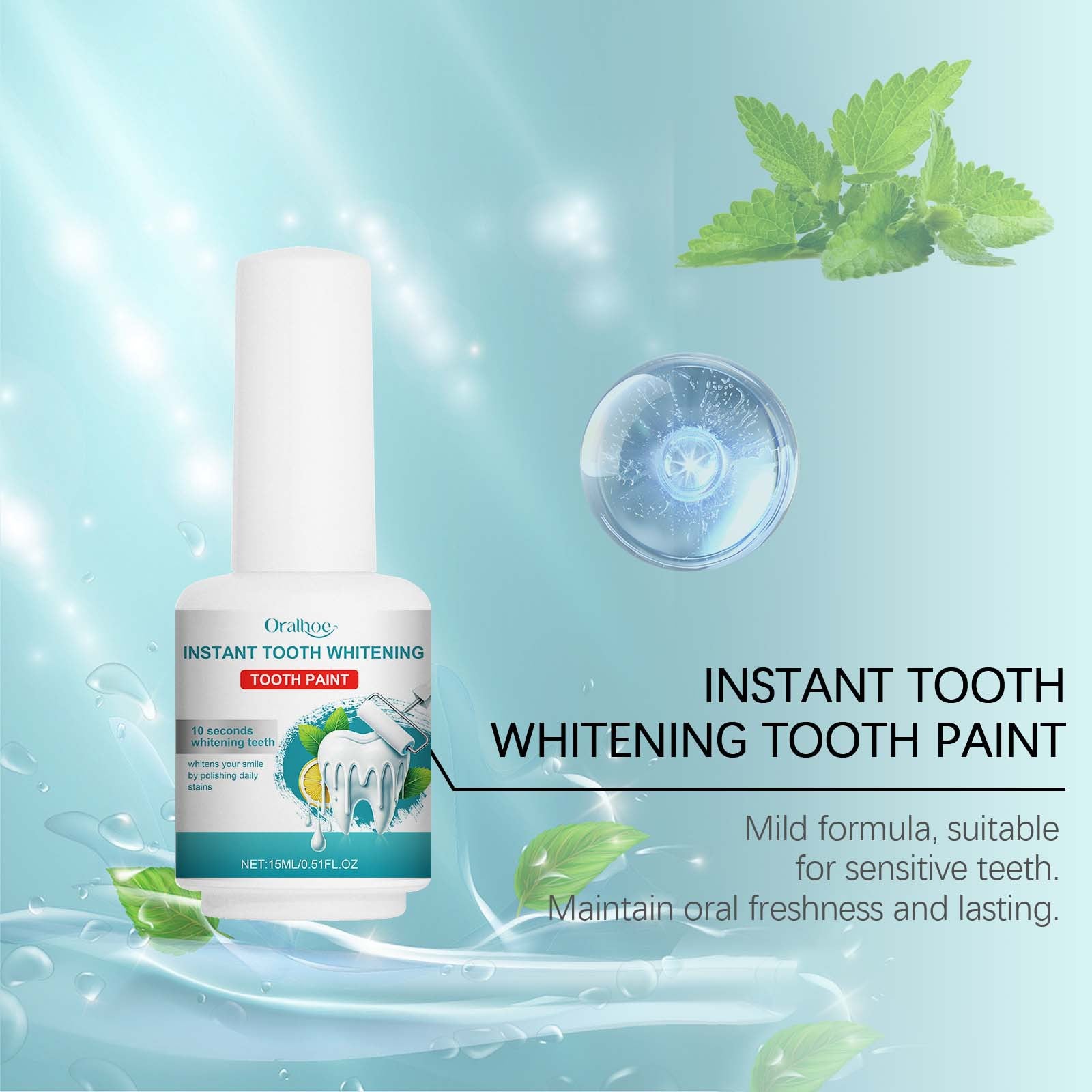 Instant Teeth Whitening Paint for Sensitive Teeth - 15