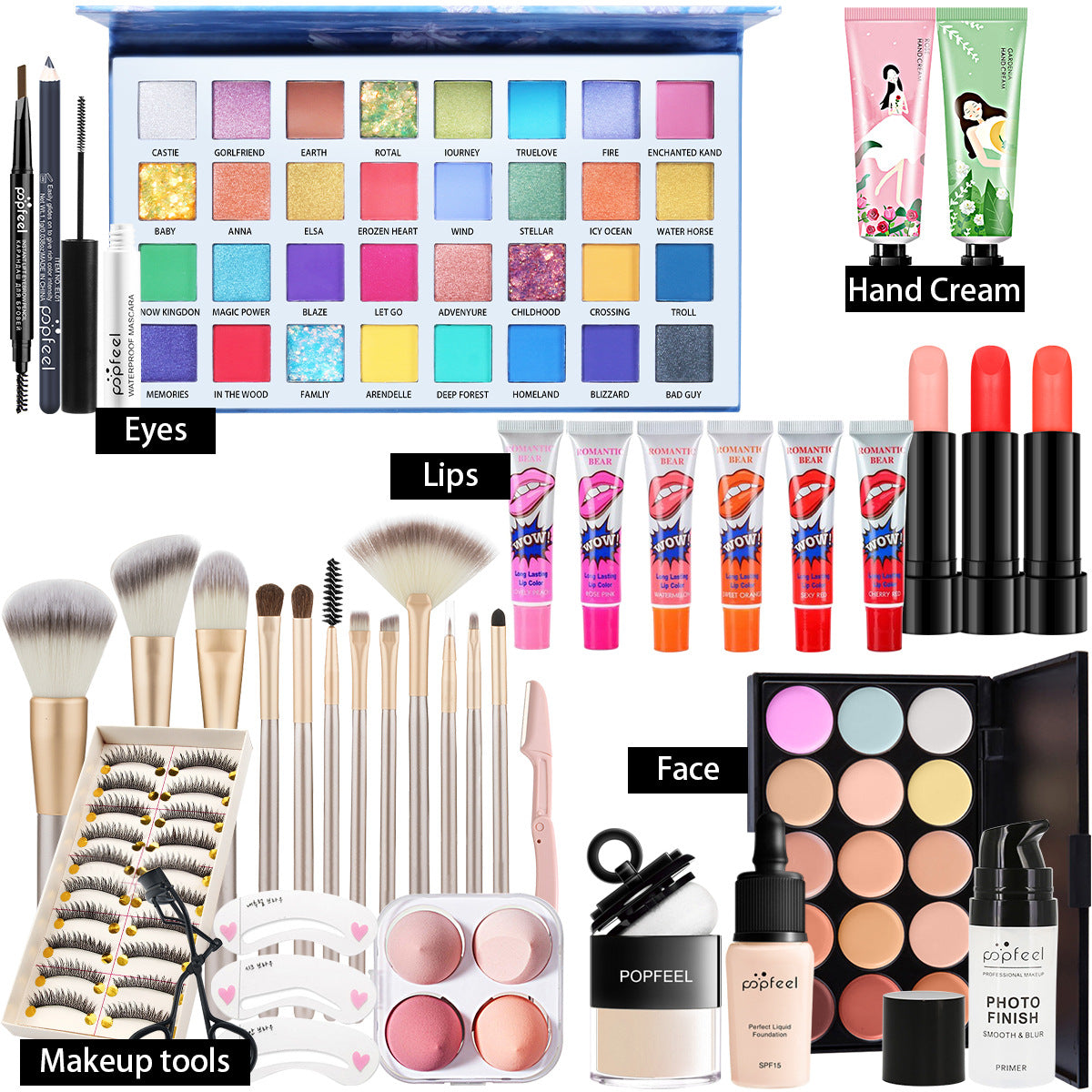 All-in-One Professional Makeup Kit Gift Set - 15