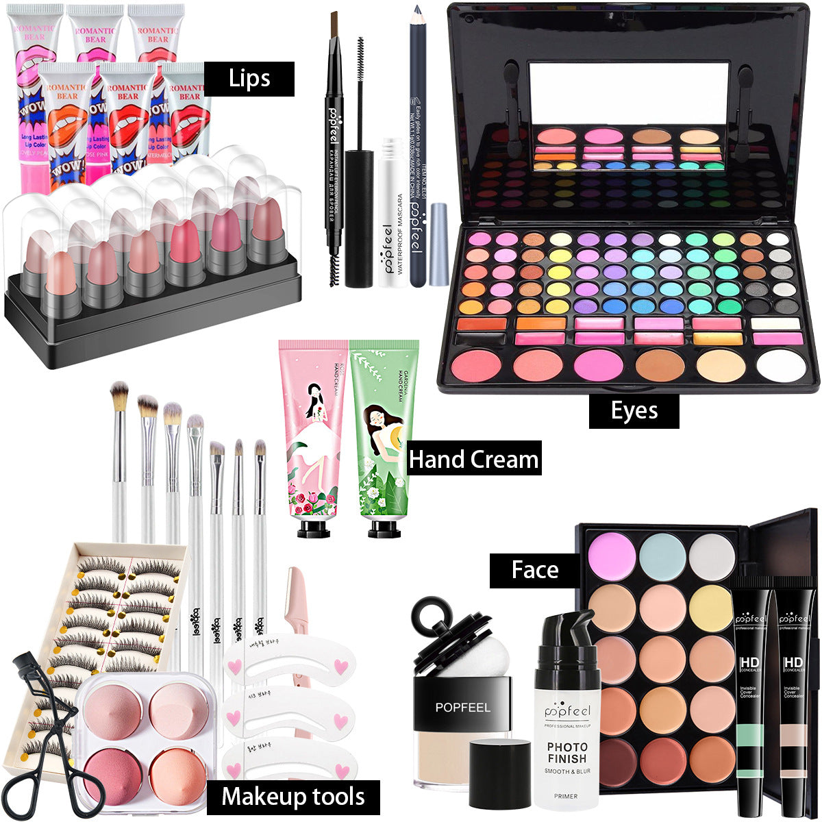 All-in-One Professional Makeup Kit Gift Set - 11