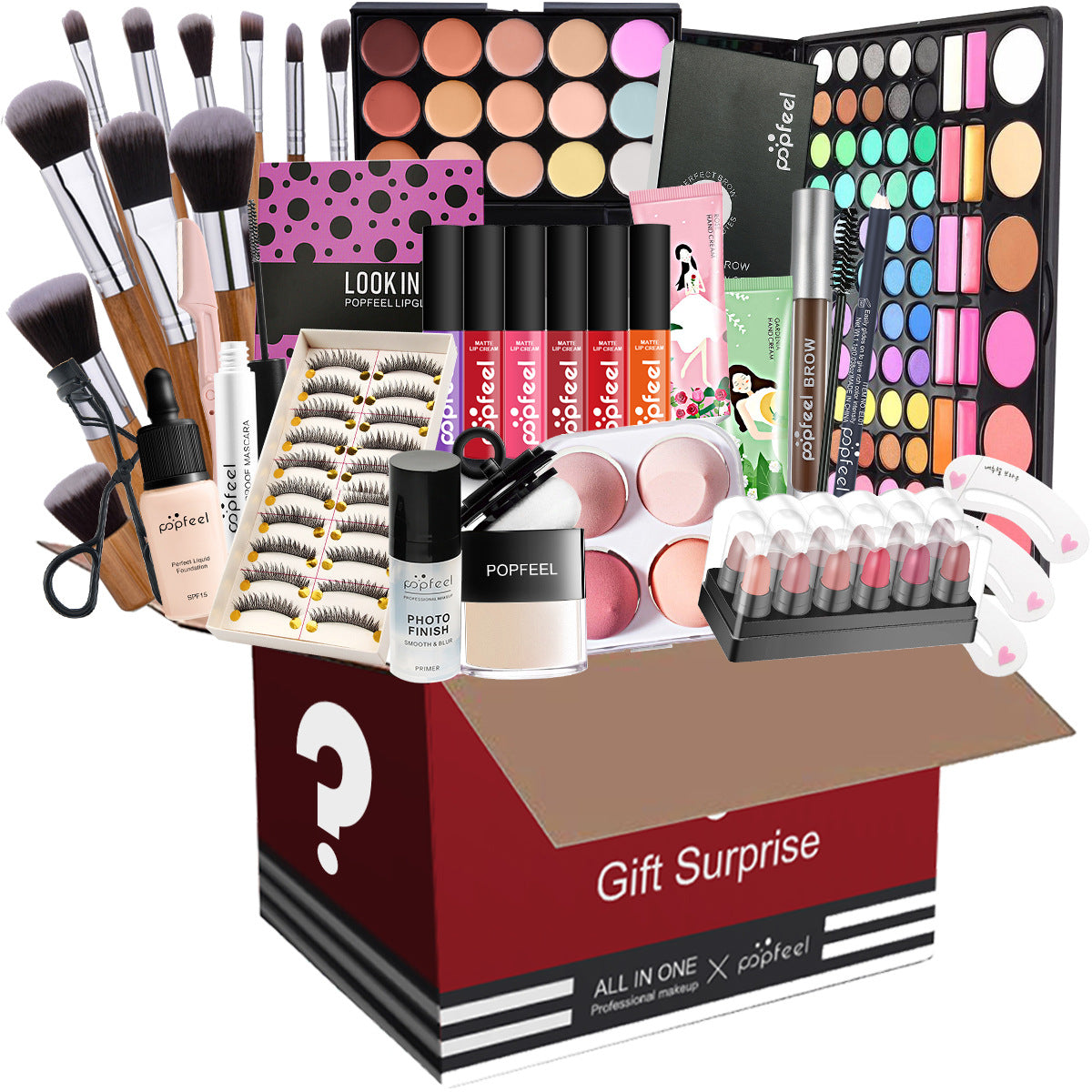All-in-One Professional Makeup Kit Gift Set - 12