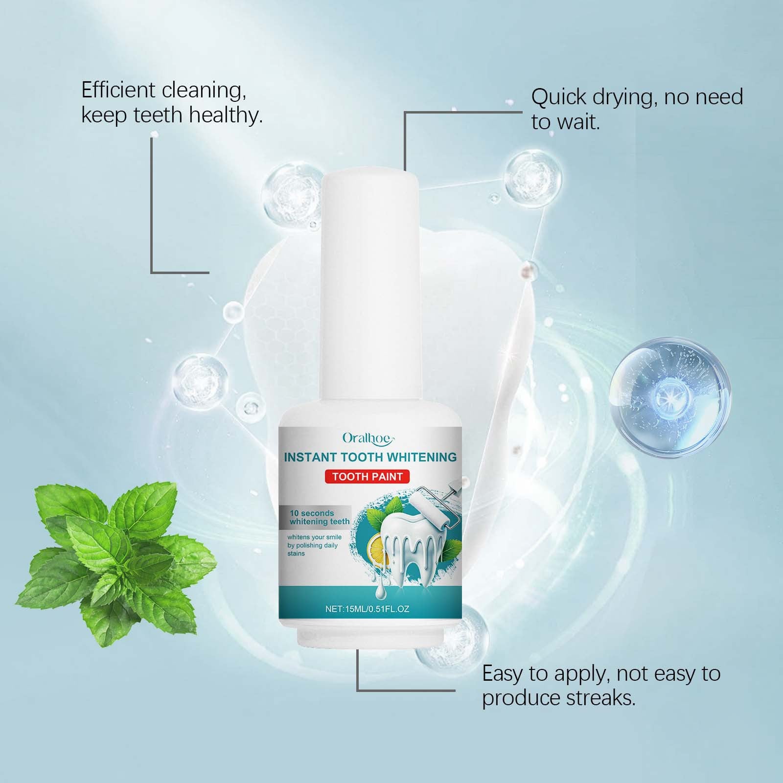 Instant Teeth Whitening Paint for Sensitive Teeth - 14