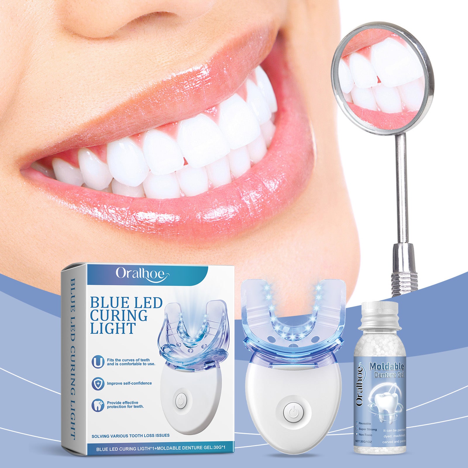 Temporary Tooth Repair and Gap Filling Kit - 8