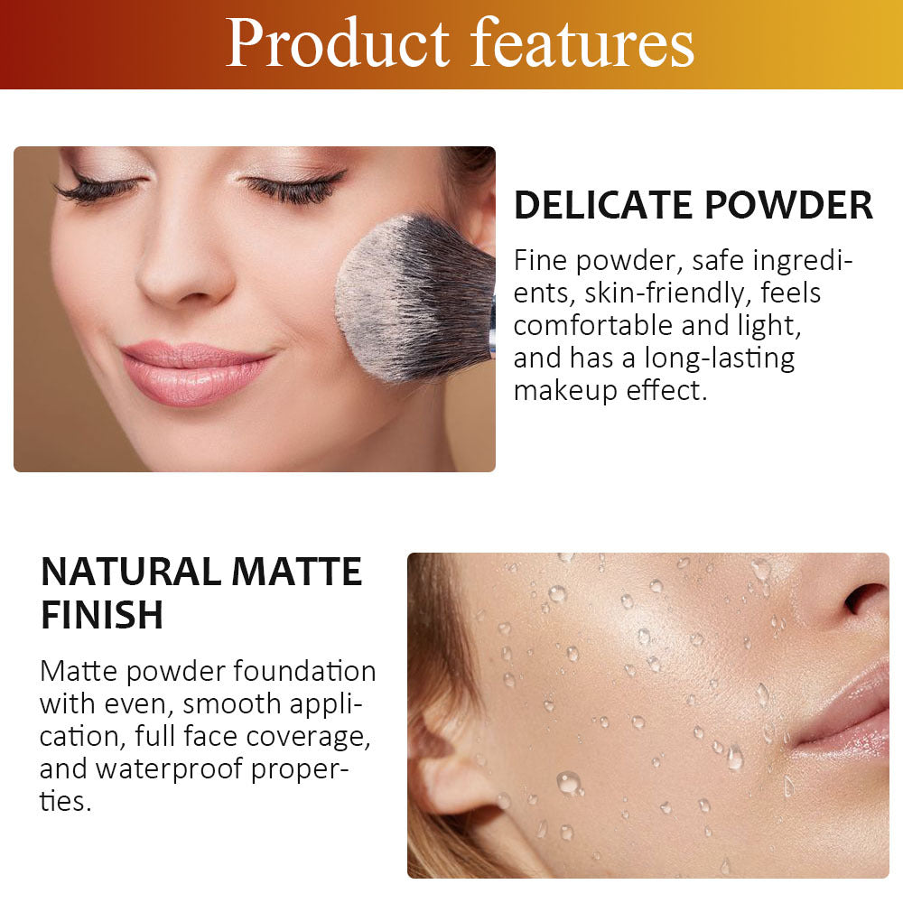 Waterproof Matte Pressed Foundation Powder - 28