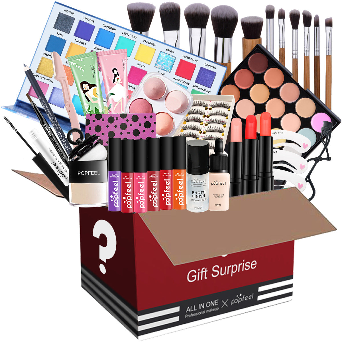 All-in-One Professional Makeup Kit Gift Set - 9