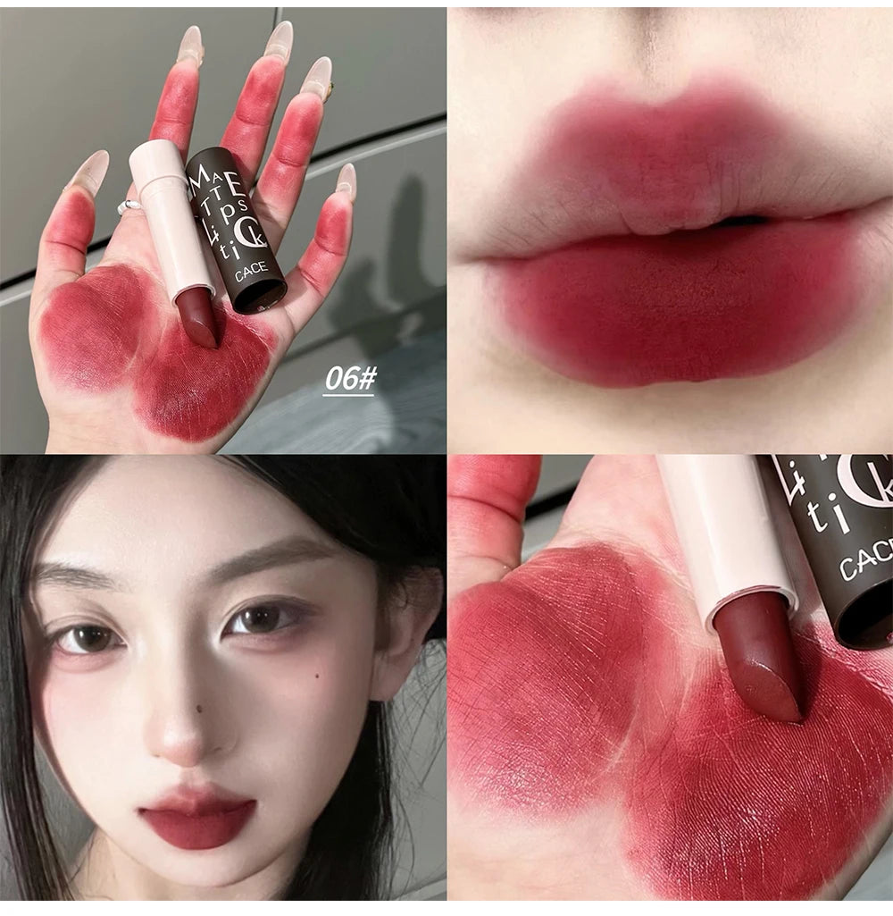 Long-Lasting Waterproof Matte Lipstick - 22