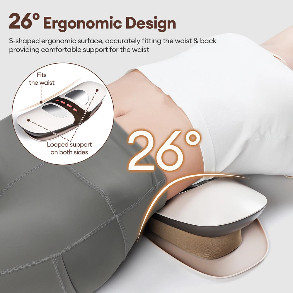 Electric Lumbar Traction Massager for Back Pain Relief - 21