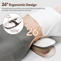 Electric Lumbar Traction Massager with Vibration and Heat