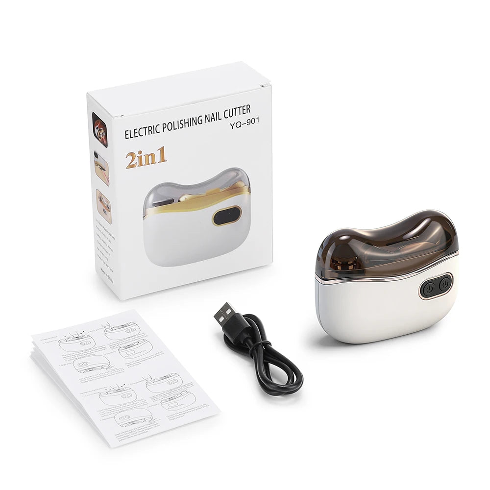 Electric Automatic Nail Clipper and Trimmer with LED Light - 17