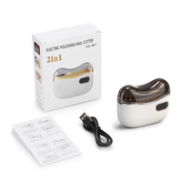 Electric Automatic Nail Clipper and Trimmer with LED Light