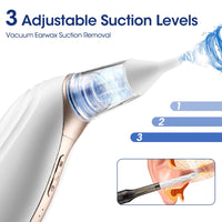 Electric Ear Wax Removal Vacuum Cleaner Set