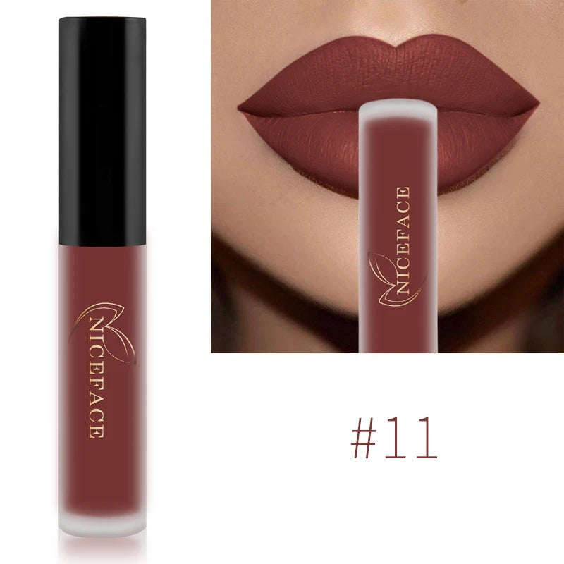 Long-Lasting Velvet Matte Liquid Lipstick - 35